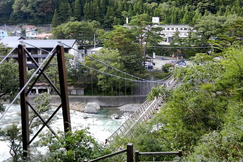 七つ岩吊橋