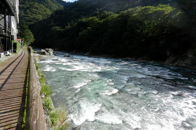 塩原渓谷線歩道