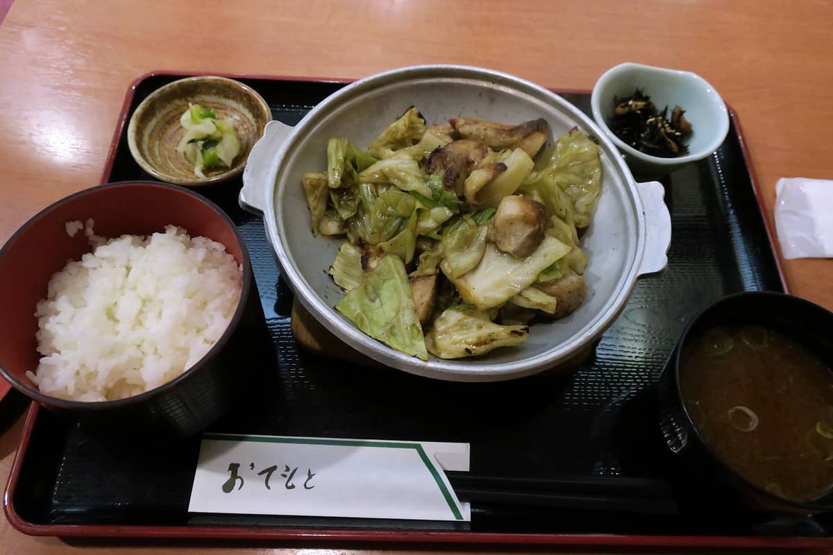 飛騨金山温泉 湯ったり館 鶏ちゃん定食