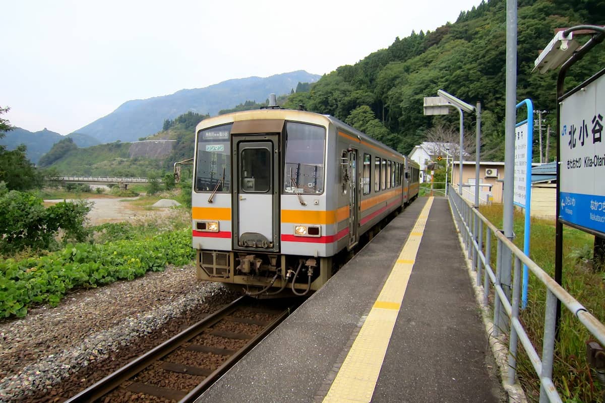 大糸線 北小谷駅