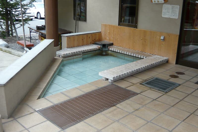 水上温泉 ふれあい交流館 足湯