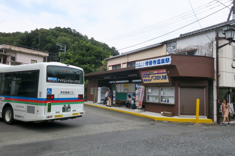修善寺温泉駅 バス停